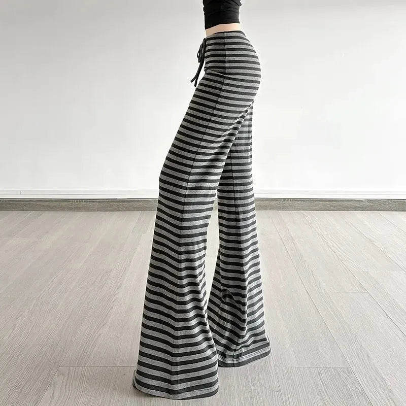 Striped Flare Sweatpants - KAYSMAR