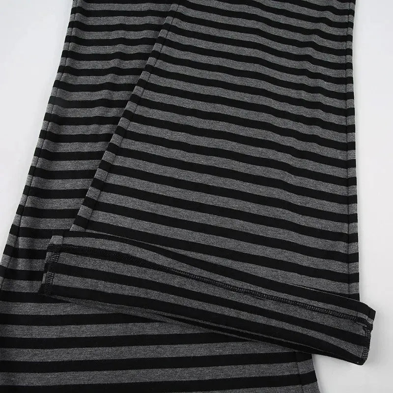 Striped Flare Sweatpants - KAYSMAR