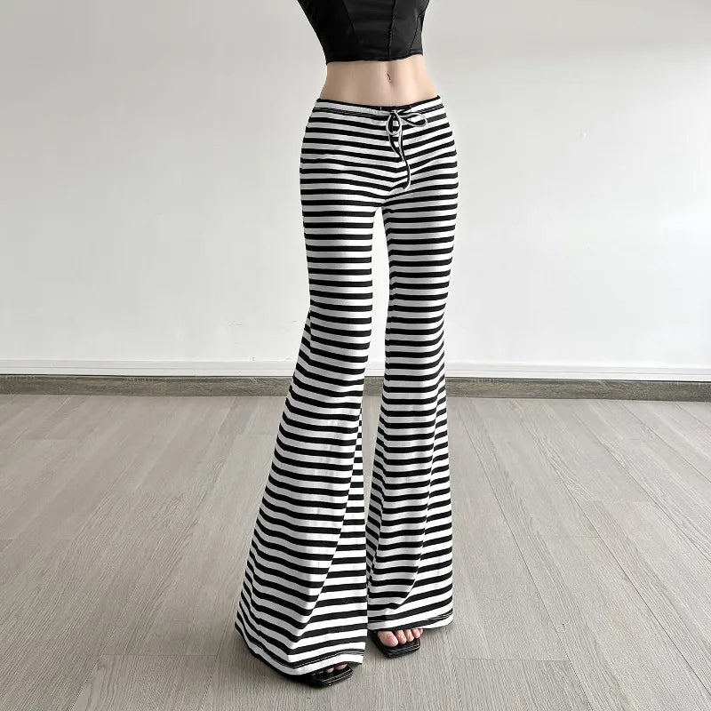 Striped Flare Sweatpants - KAYSMAR
