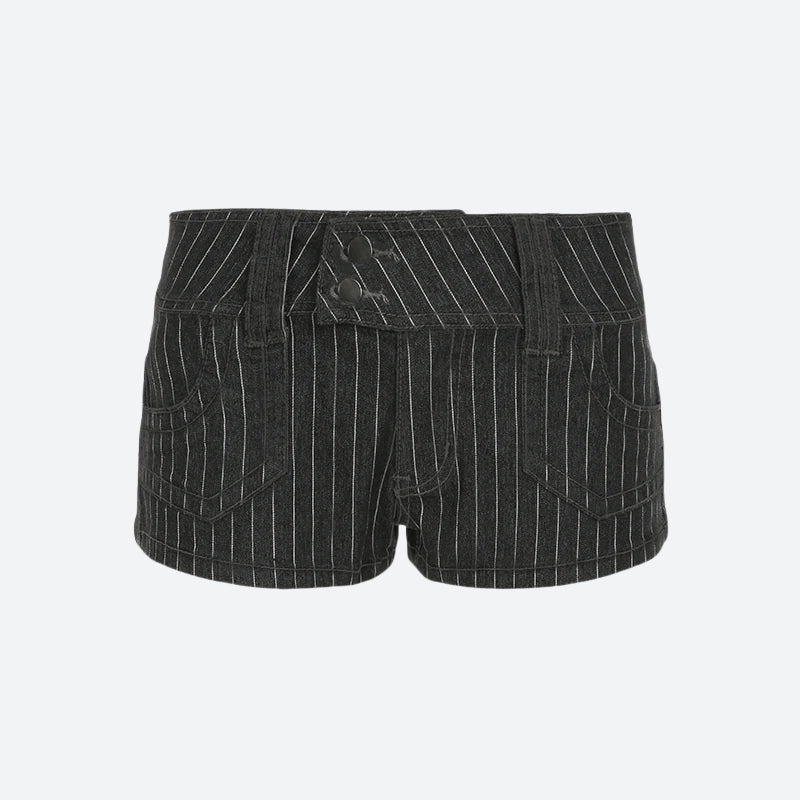 Striped Micro Shorts - KAYSMAR