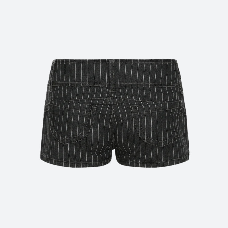Striped Micro Shorts - KAYSMAR