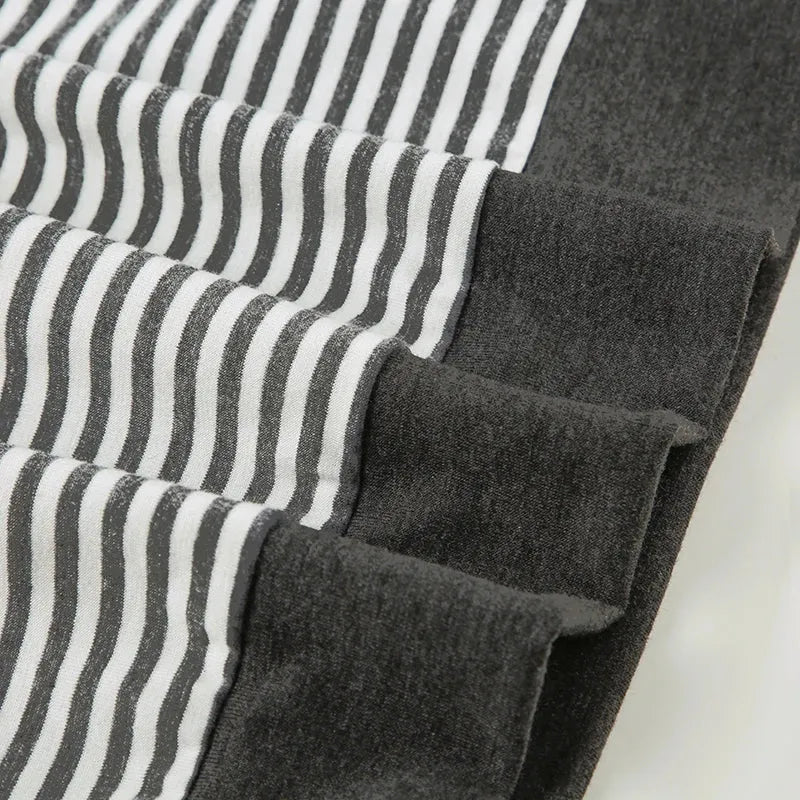 Striped Neck Tie Top - KAYSMAR