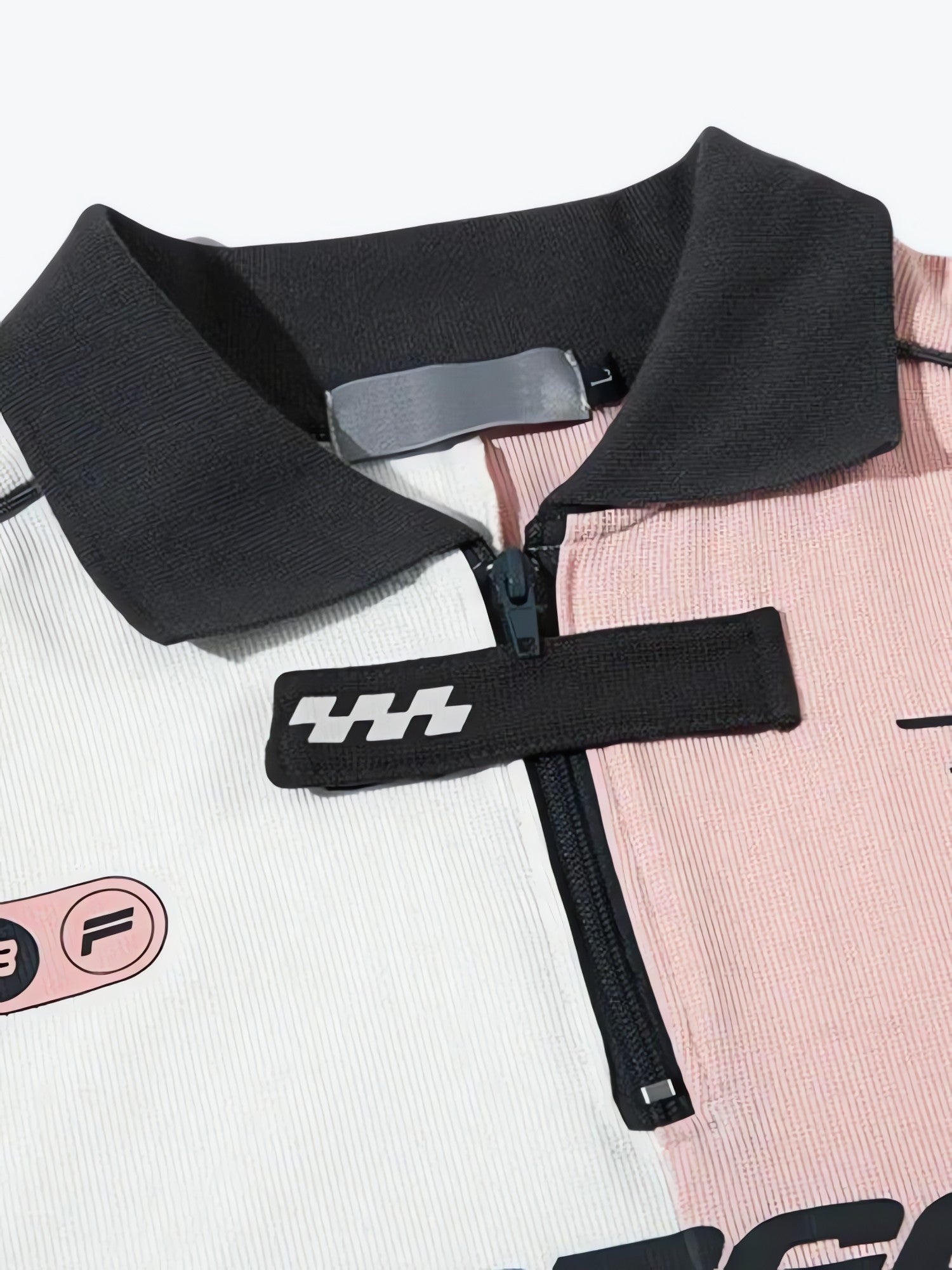 Striped Half Zip-Up Jersey Top - KAYSMAR