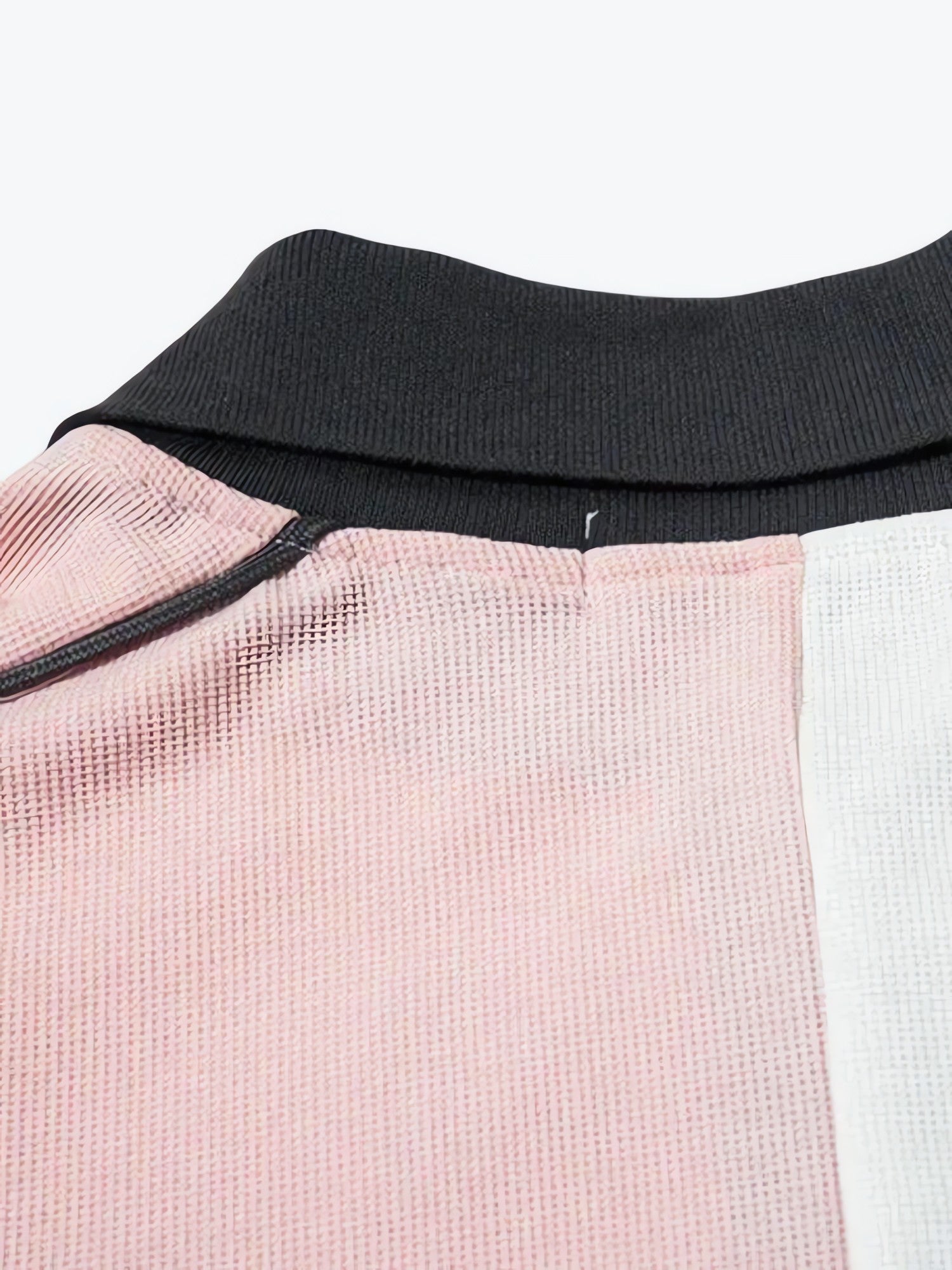 Striped Half Zip-Up Jersey Top - KAYSMAR