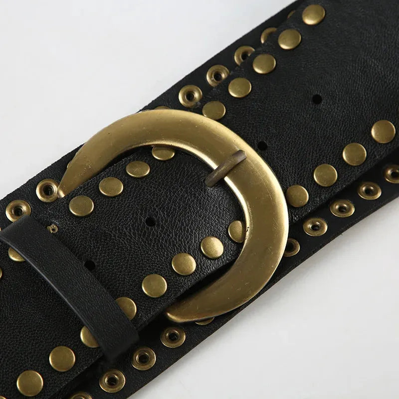 Studded Buckle Belt - KAYSMAR
