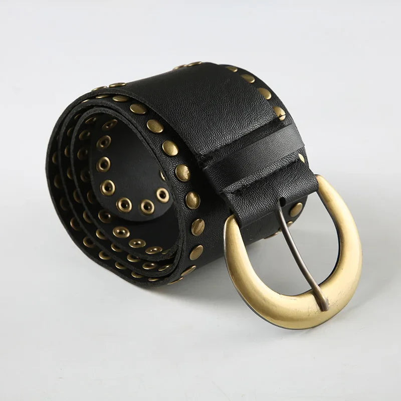 Studded Buckle Belt - KAYSMAR