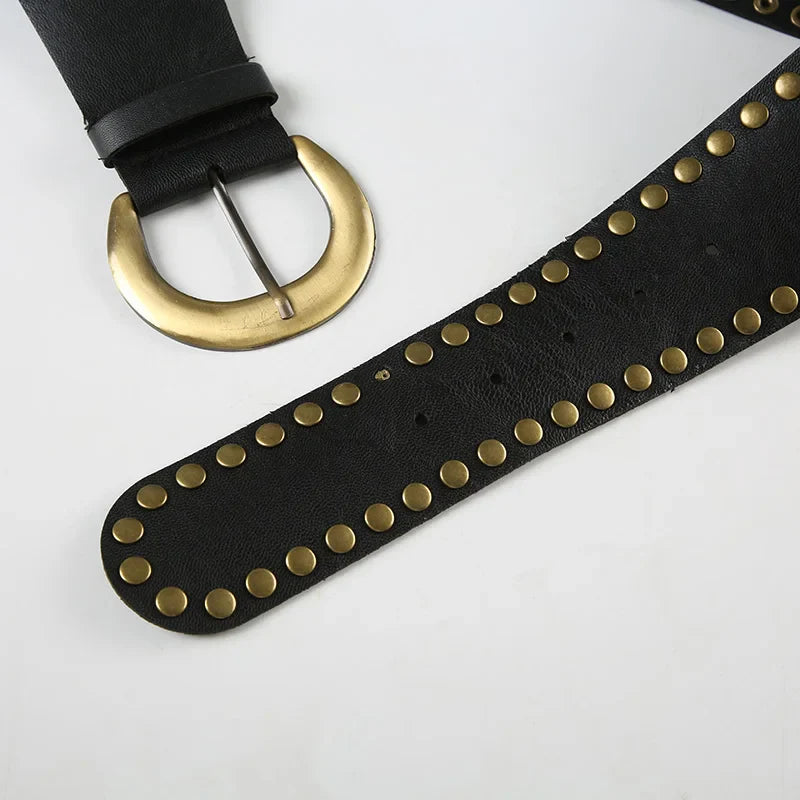 Studded Buckle Belt - KAYSMAR