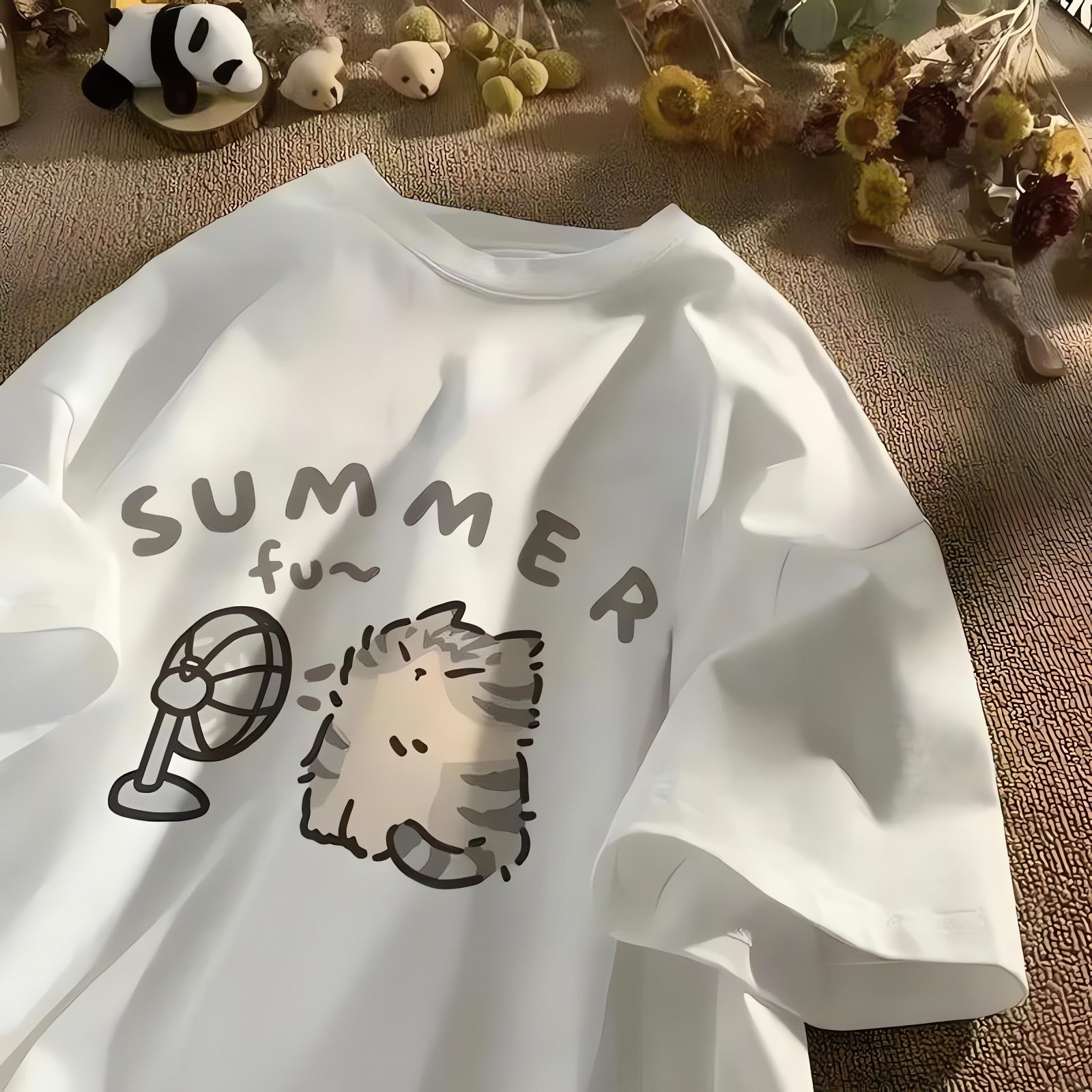 Summer Cat Tee - KAYSMAR