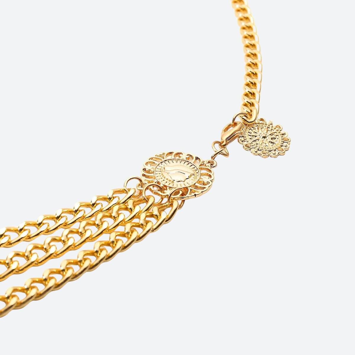 Sun Medallion Chain Belt - KAYSMAR