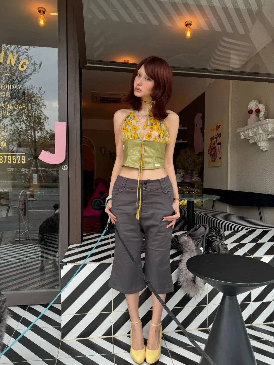 Sunflower Halter Top - KAYSMAR