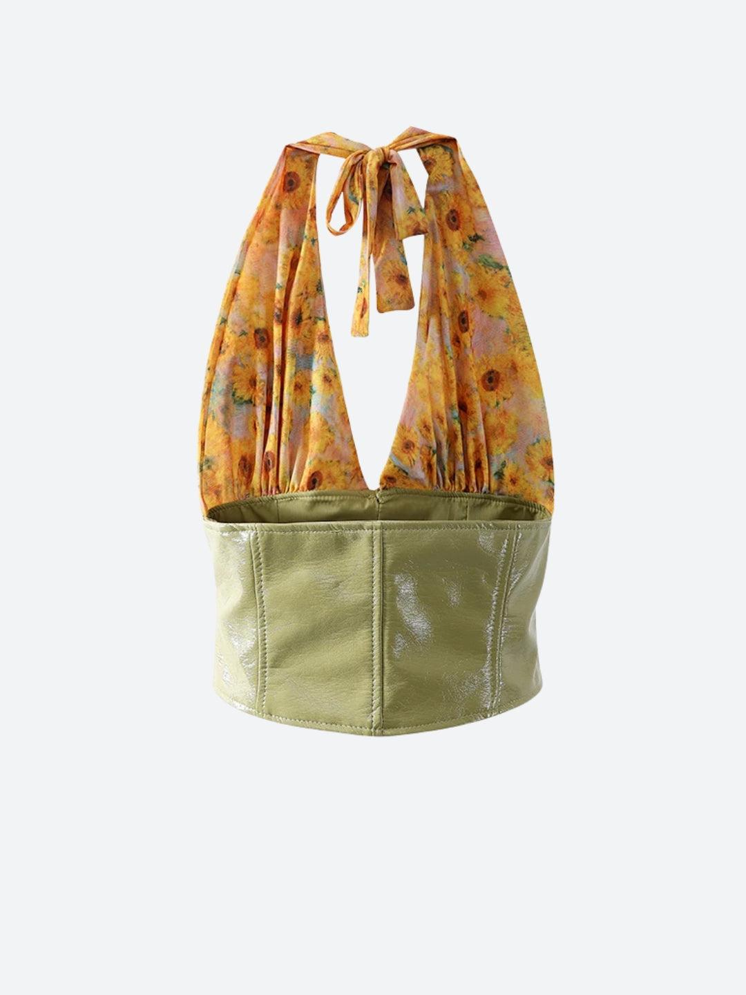 Sunflower Halter Top - KAYSMAR