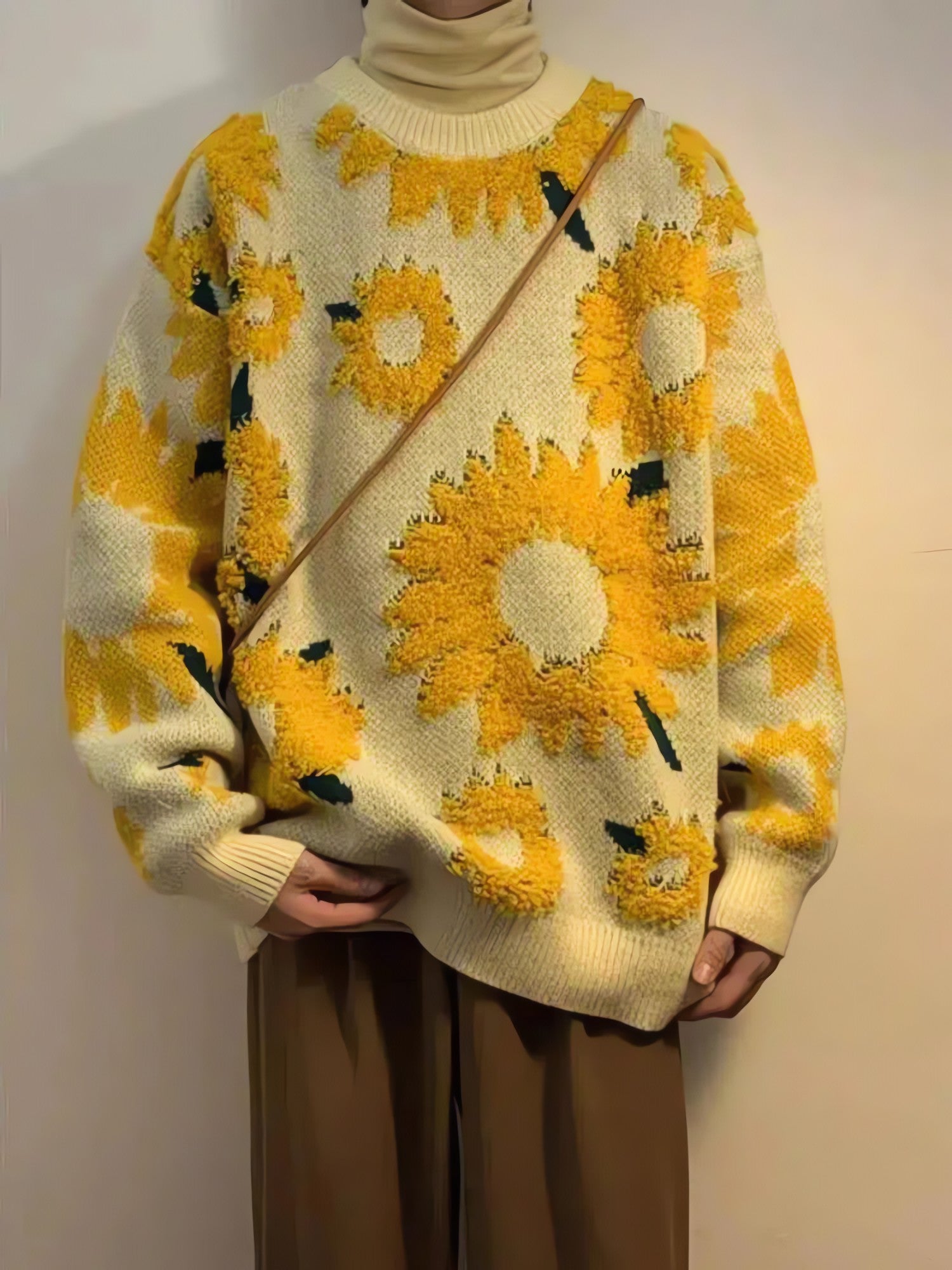 Sunflower Knitted Sweater - KAYSMAR