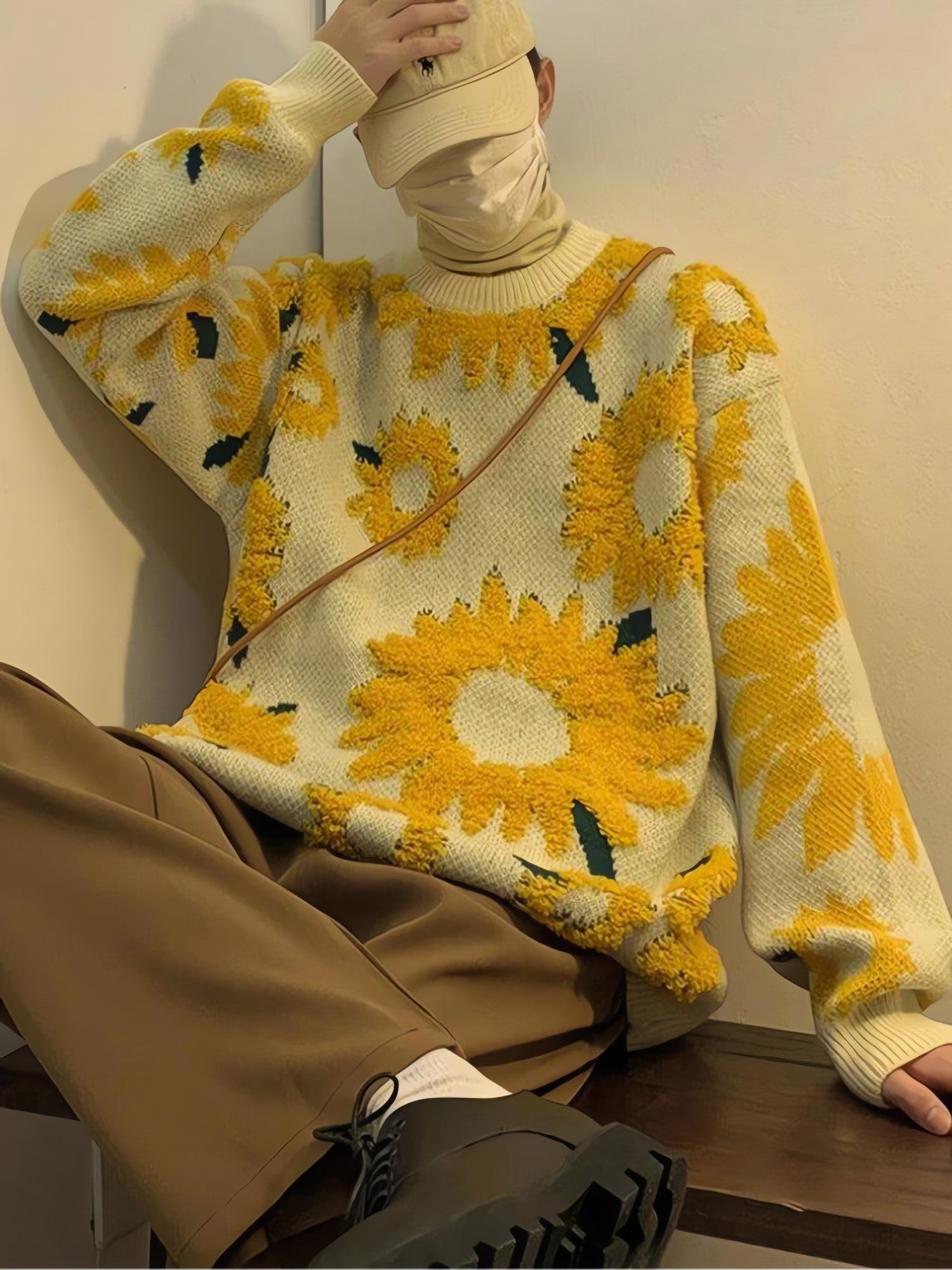 Sunflower Knitted Sweater - KAYSMAR