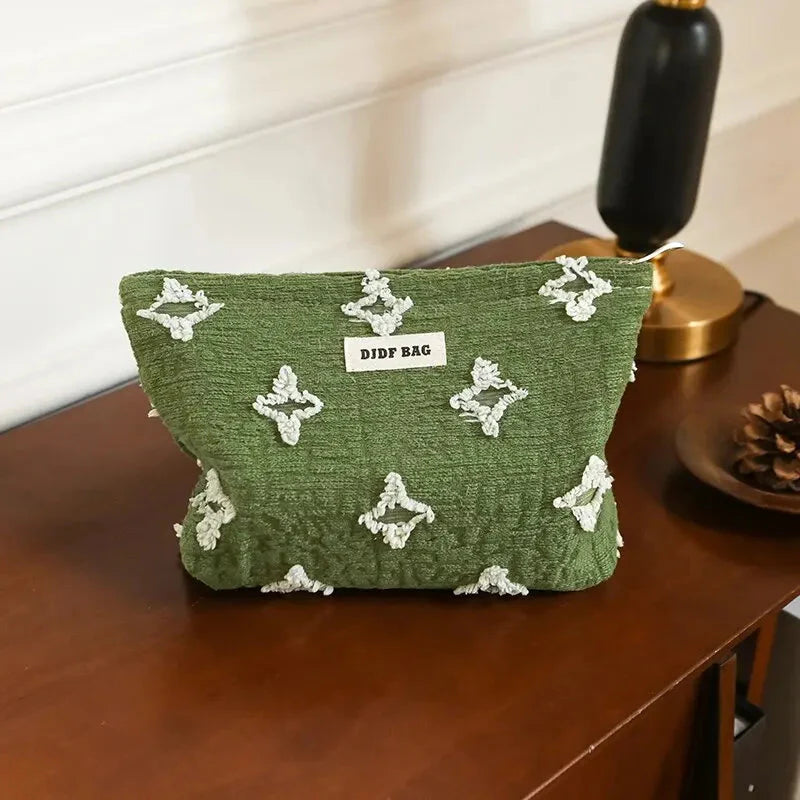 Tasseled Star Embroidered Makeup Bag - KAYSMAR