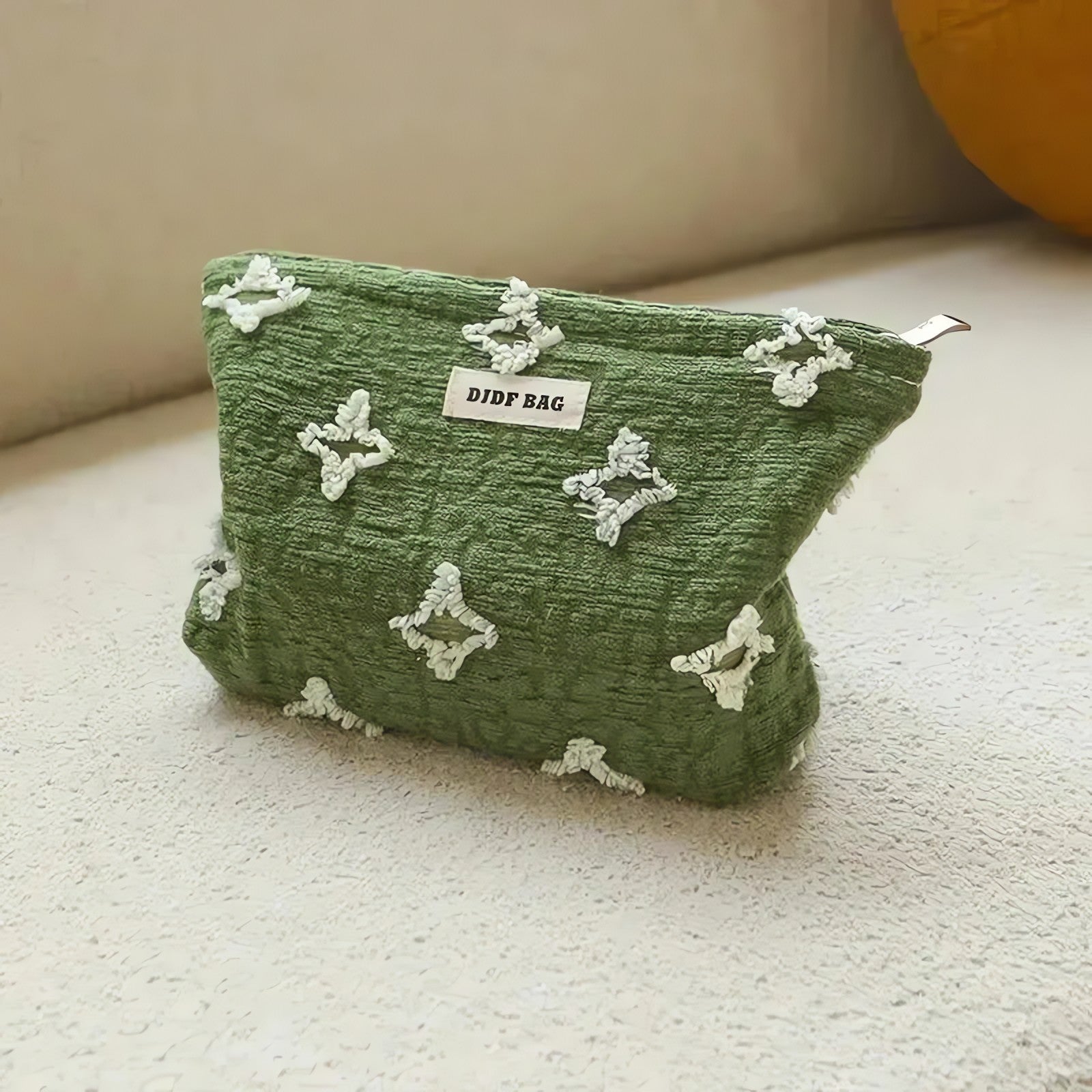 Tasseled Star Embroidered Makeup Bag - KAYSMAR