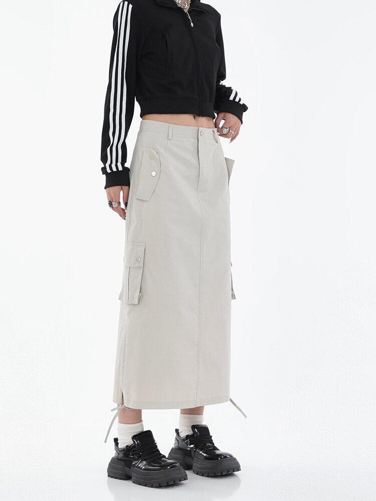 Tech Parachute Maxi Skirt - KAYSMAR