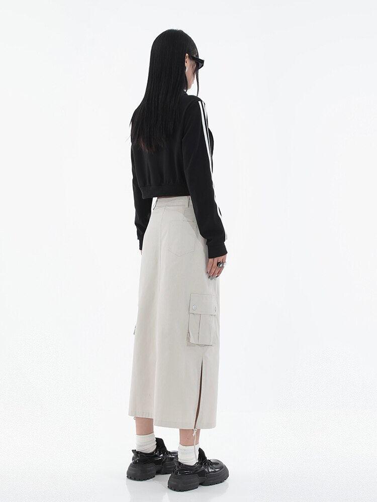 Tech Parachute Maxi Skirt - KAYSMAR