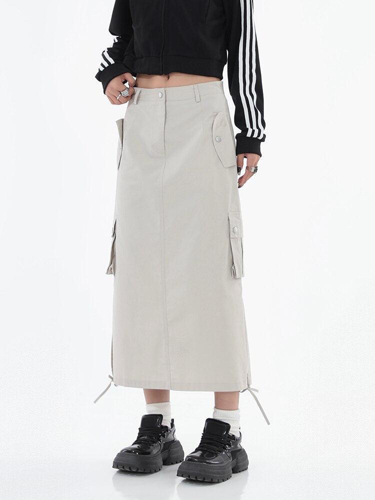 Tech Parachute Maxi Skirt - KAYSMAR