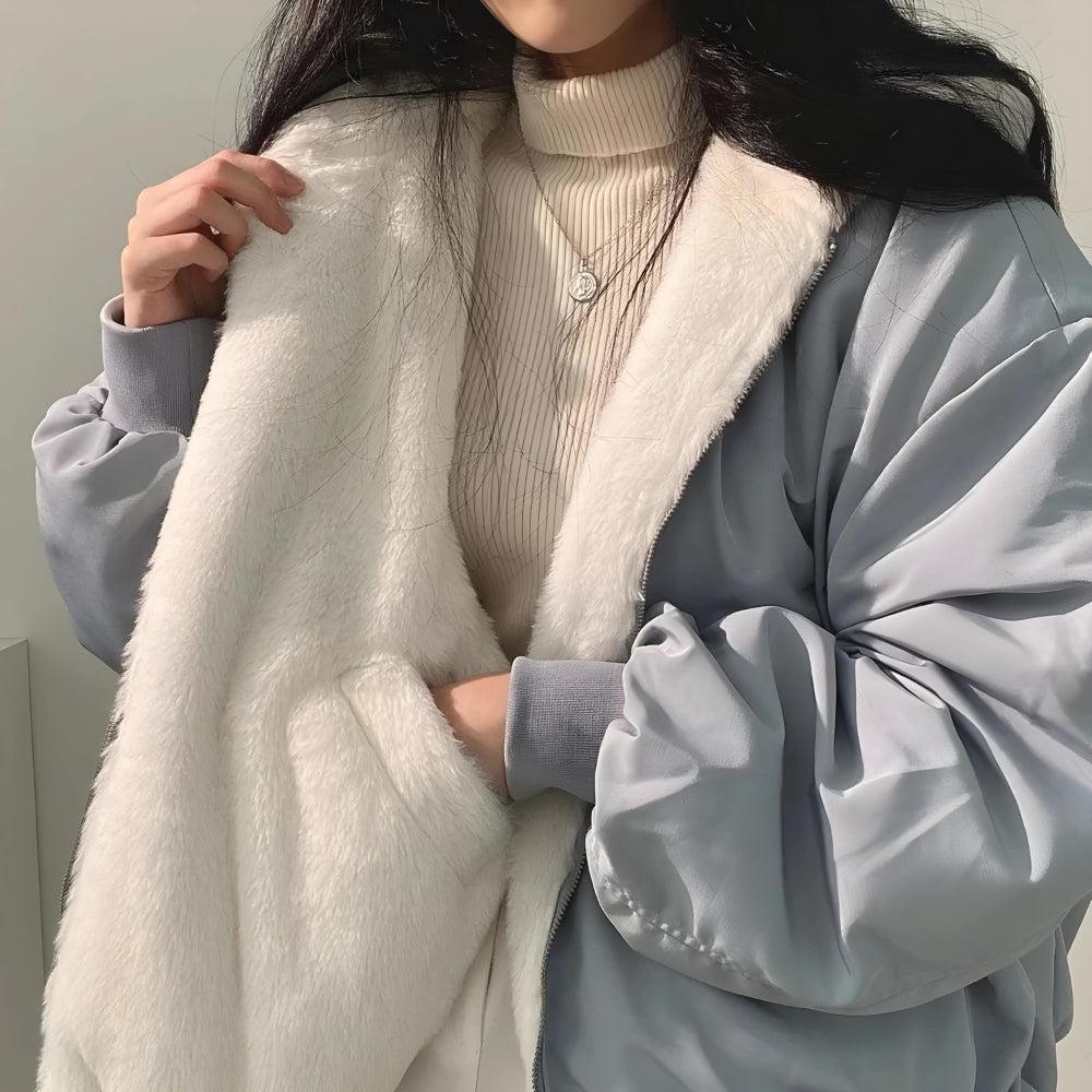 Teddy Reversible Hooded Jacket - KAYSMAR