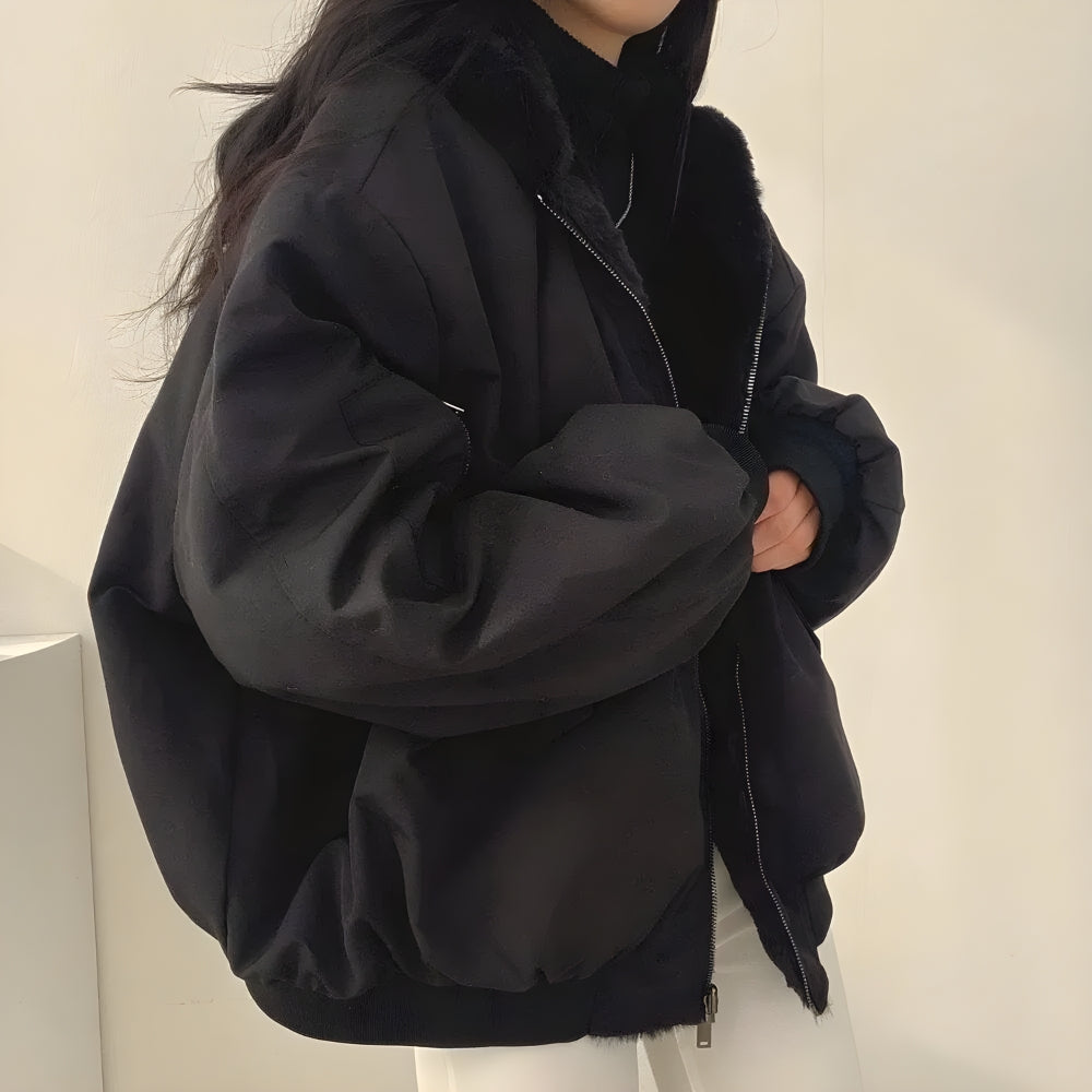 Teddy Reversible Hooded Jacket - KAYSMAR
