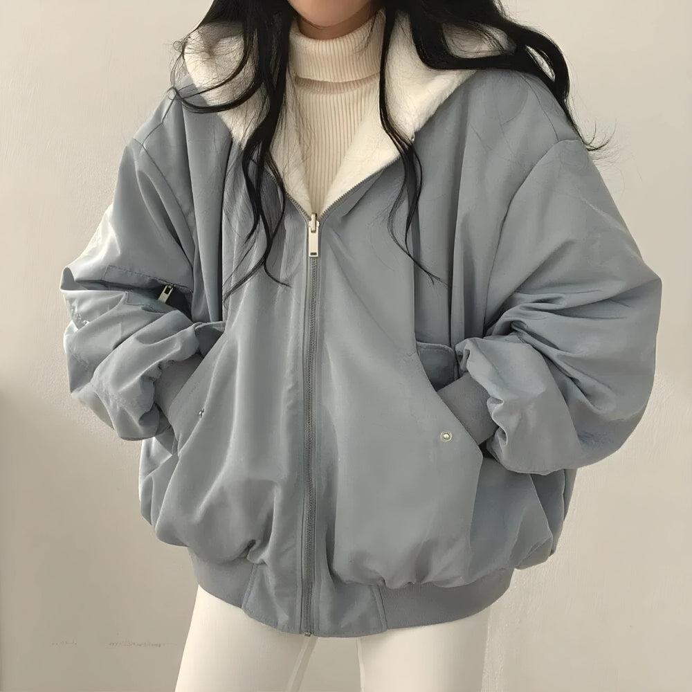 Teddy Reversible Hooded Jacket - KAYSMAR