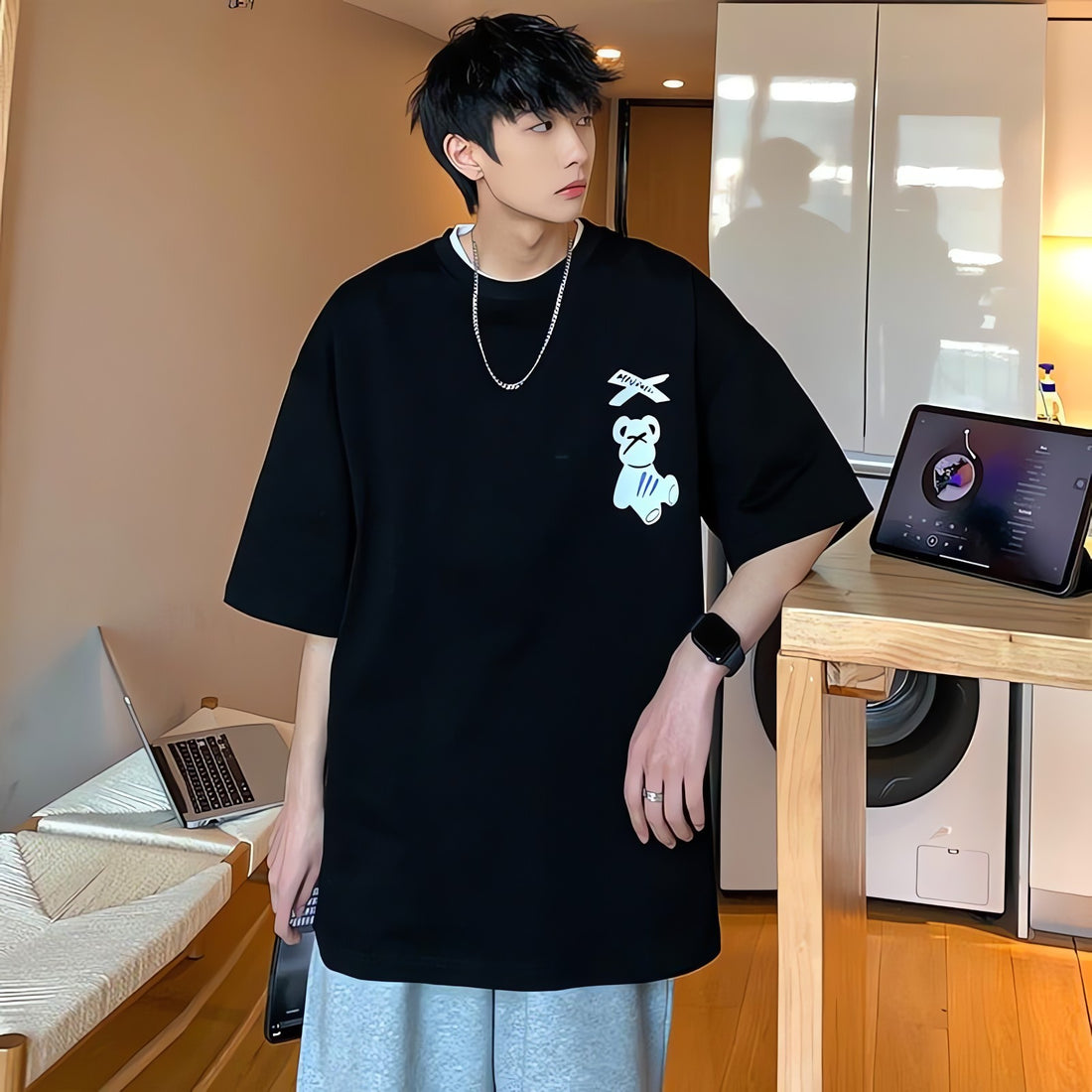 Teddy Bear Silhouette Tee - KAYSMAR
