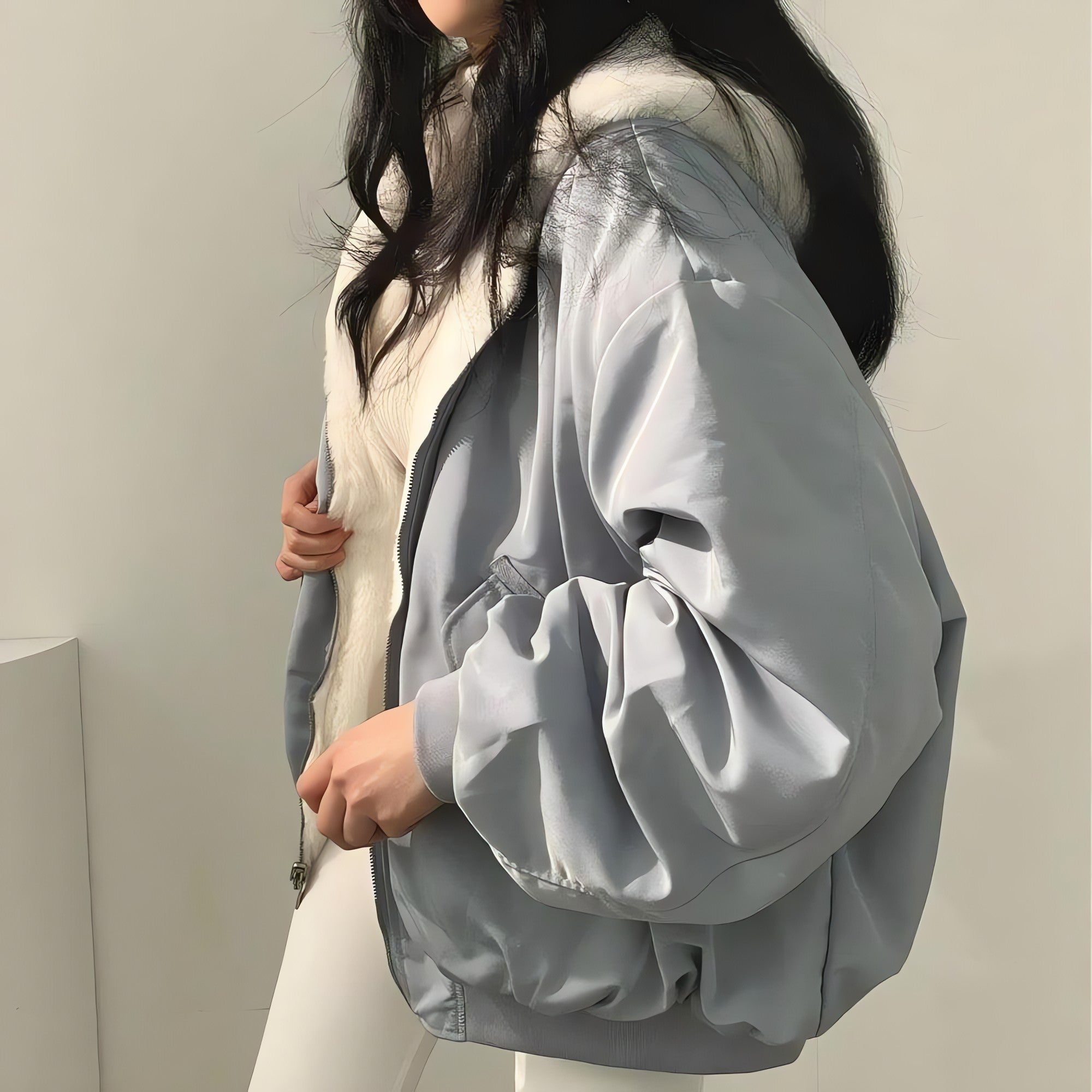 Teddy Reversible Hooded Jacket - KAYSMAR