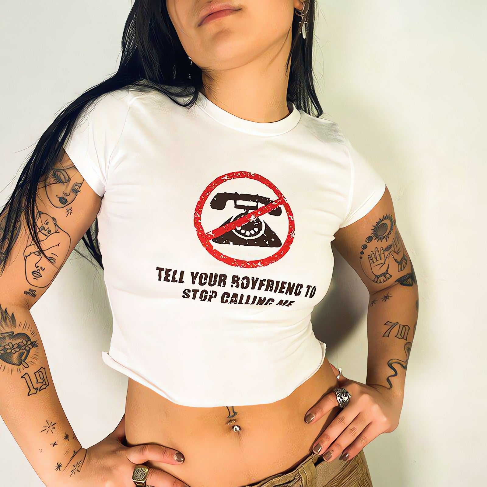 Tell Your Boyfriend Crop Top - KAYSMAR