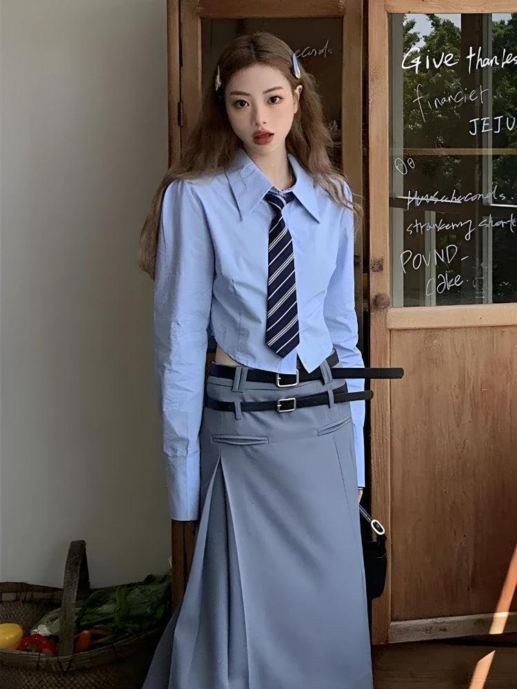 Tie Crop Shirt - KAYSMAR