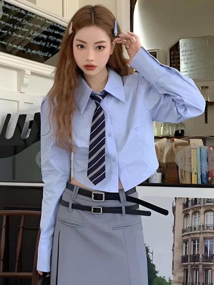 Tie Crop Shirt - KAYSMAR