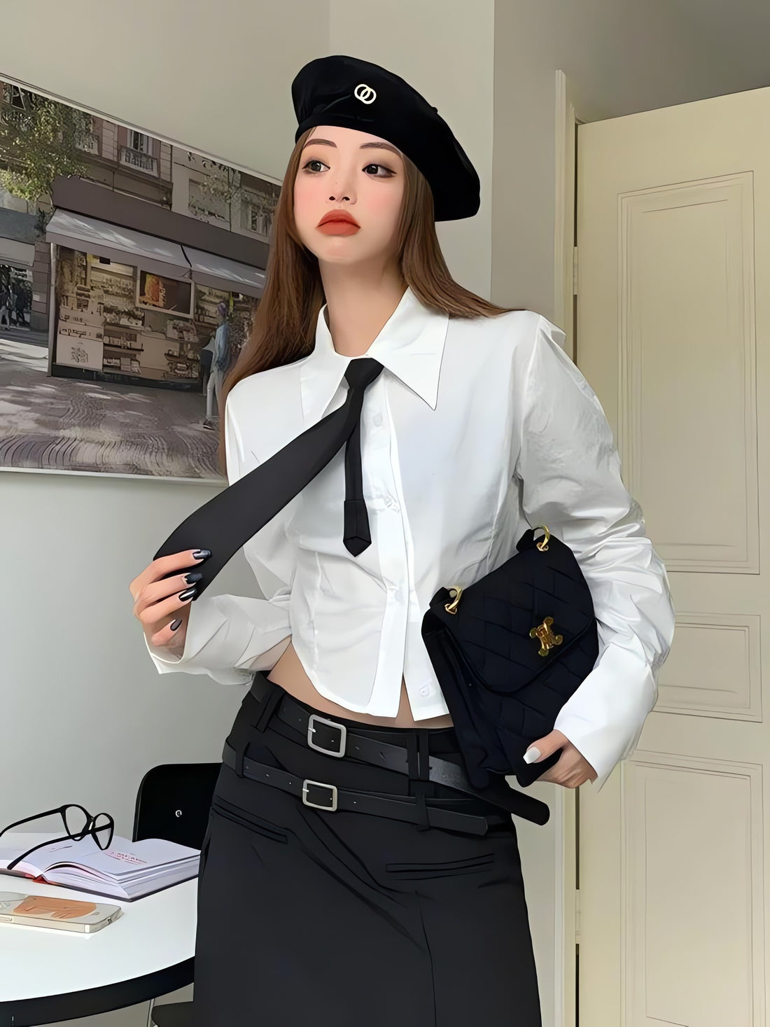 Tie Crop Shirt - KAYSMAR