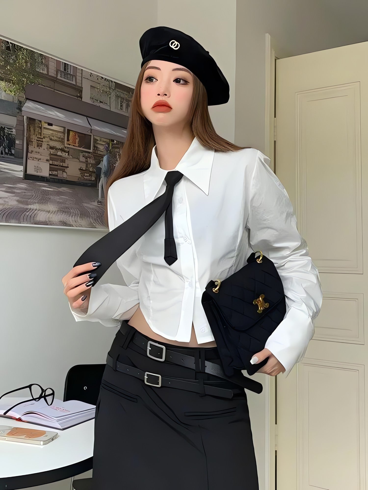 Tie Crop Shirt - KAYSMAR