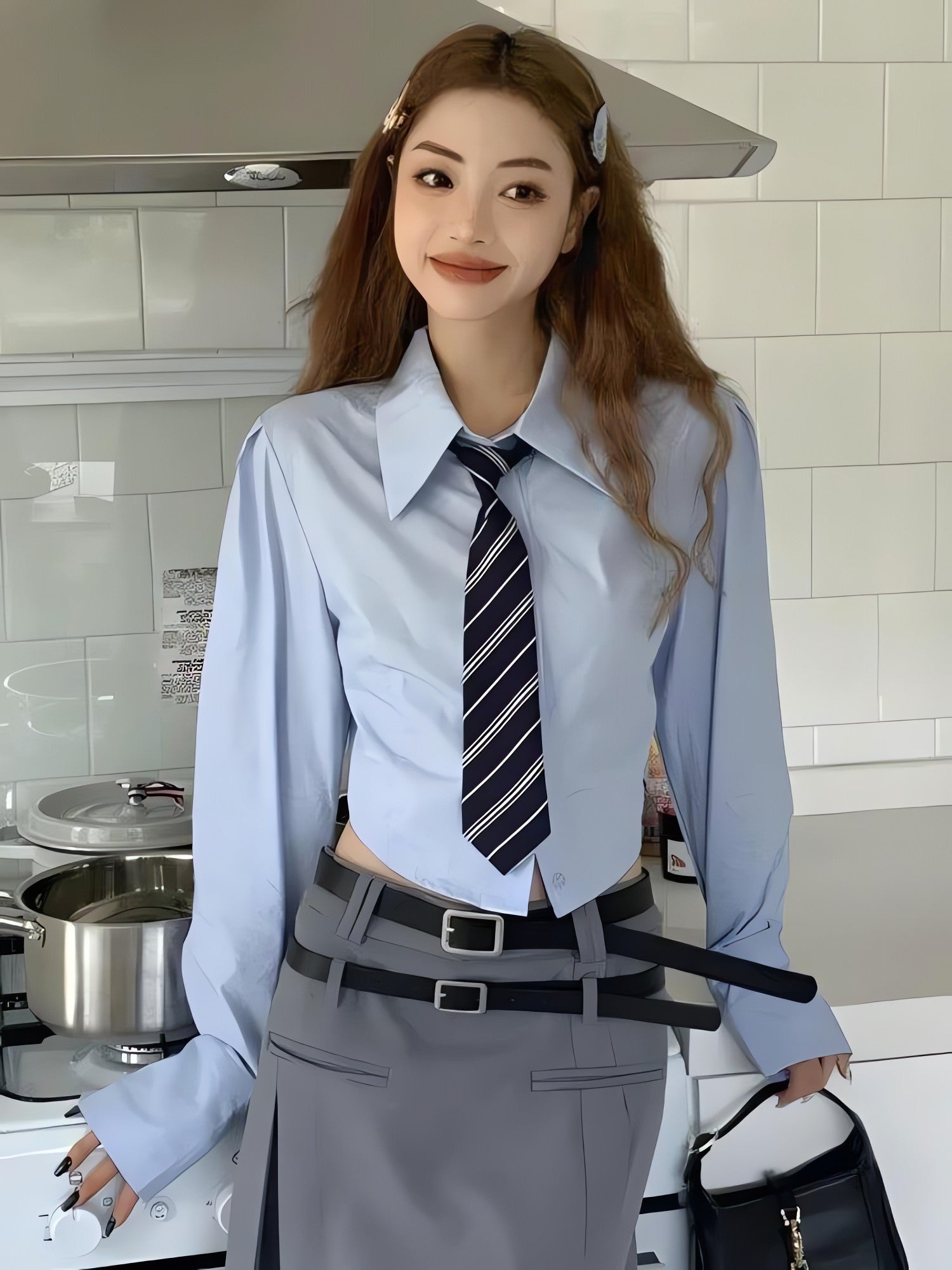 Tie Crop Shirt - KAYSMAR