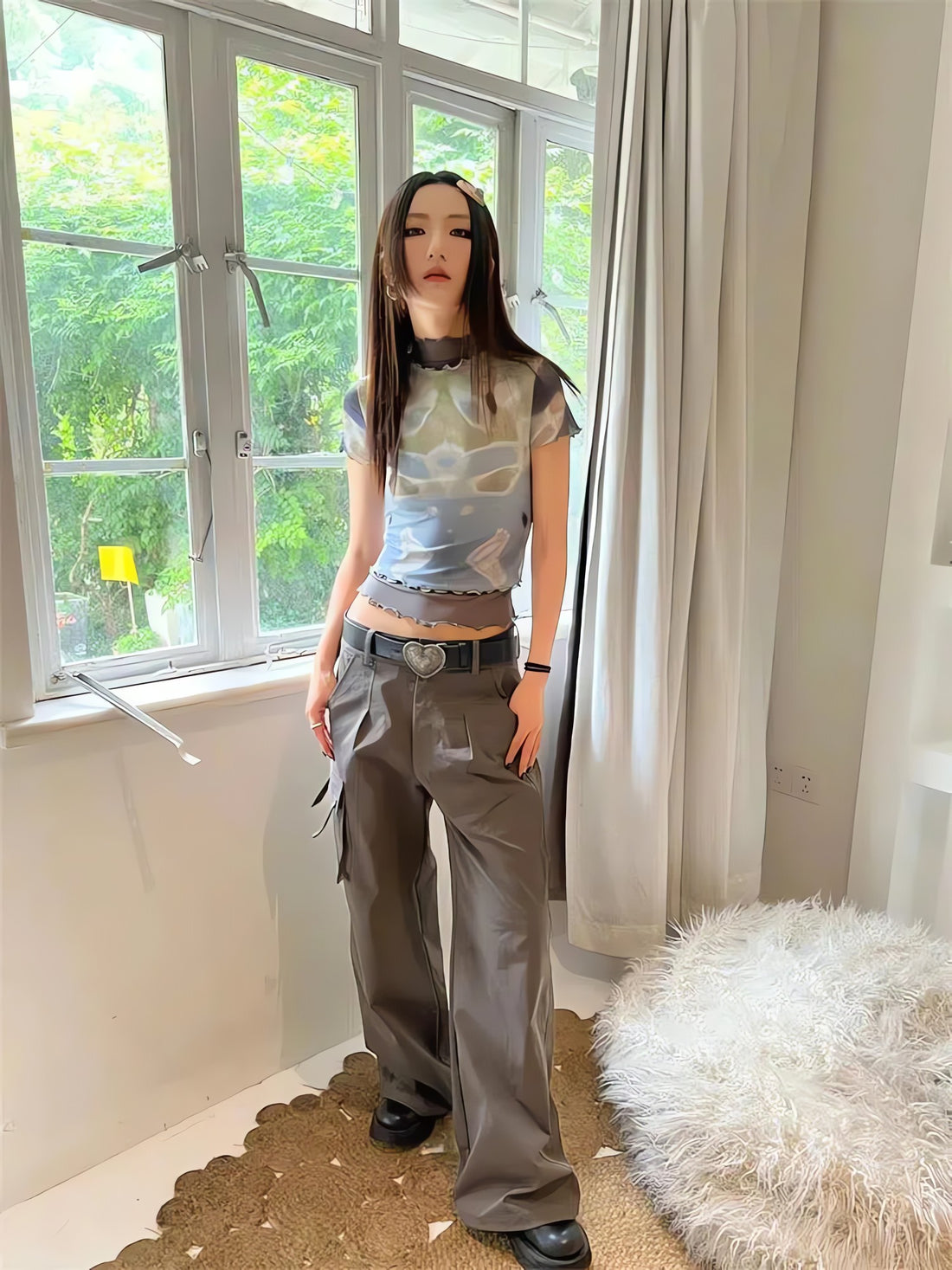 Tie Dye Mesh Top - KAYSMAR