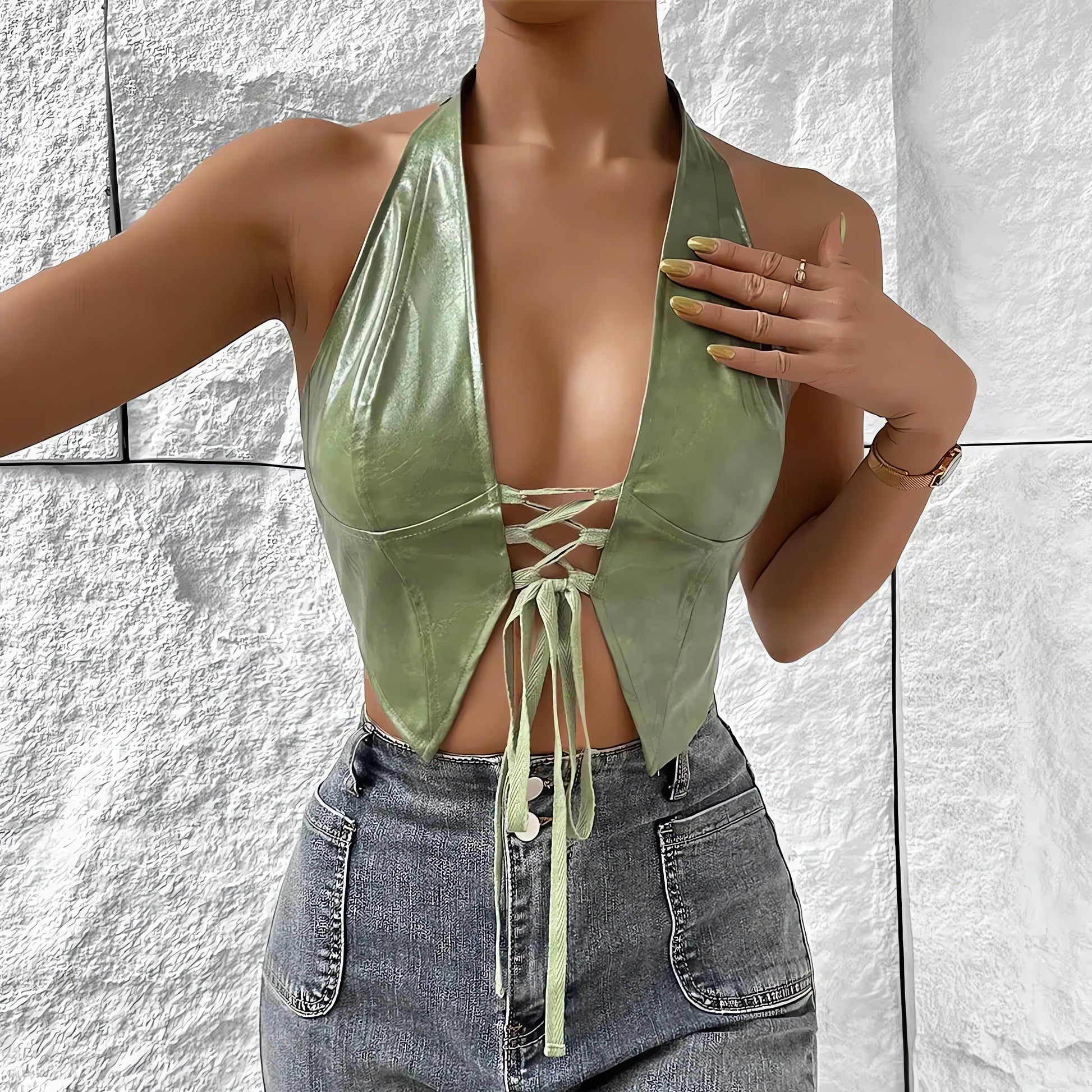 Tie Front Top - KAYSMAR