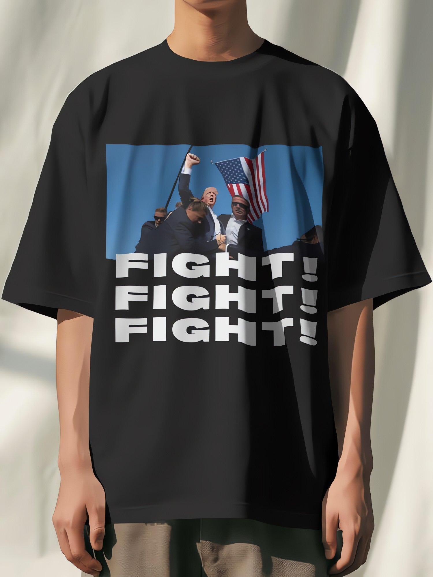 Trump Fight Tee - KAYSMAR