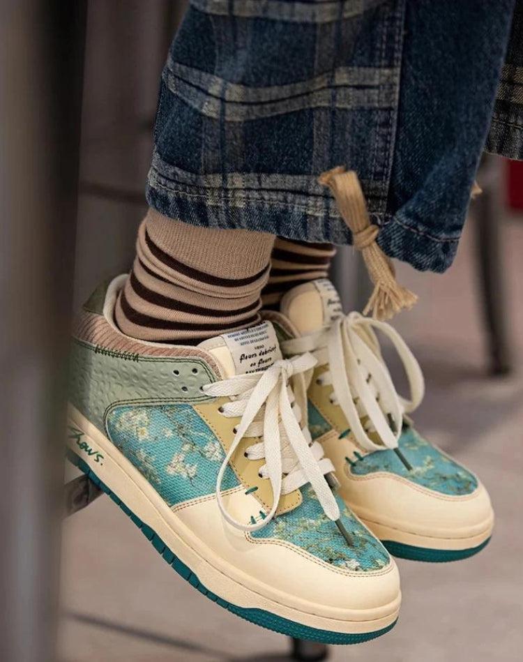 Van Gogh Almond Blossom Sneakers - KAYSMAR