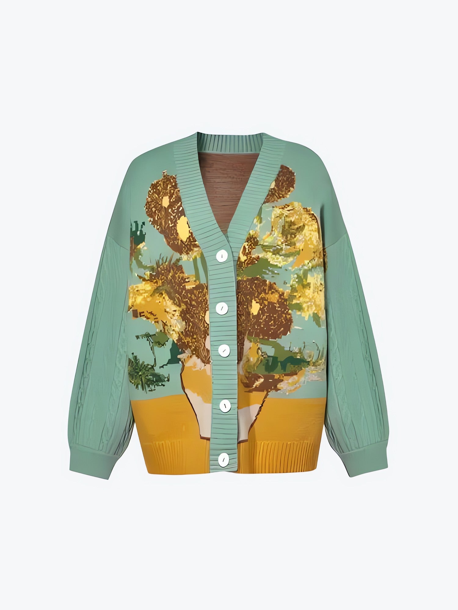 Van Gogh Sunflowers Cardigan - KAYSMAR
