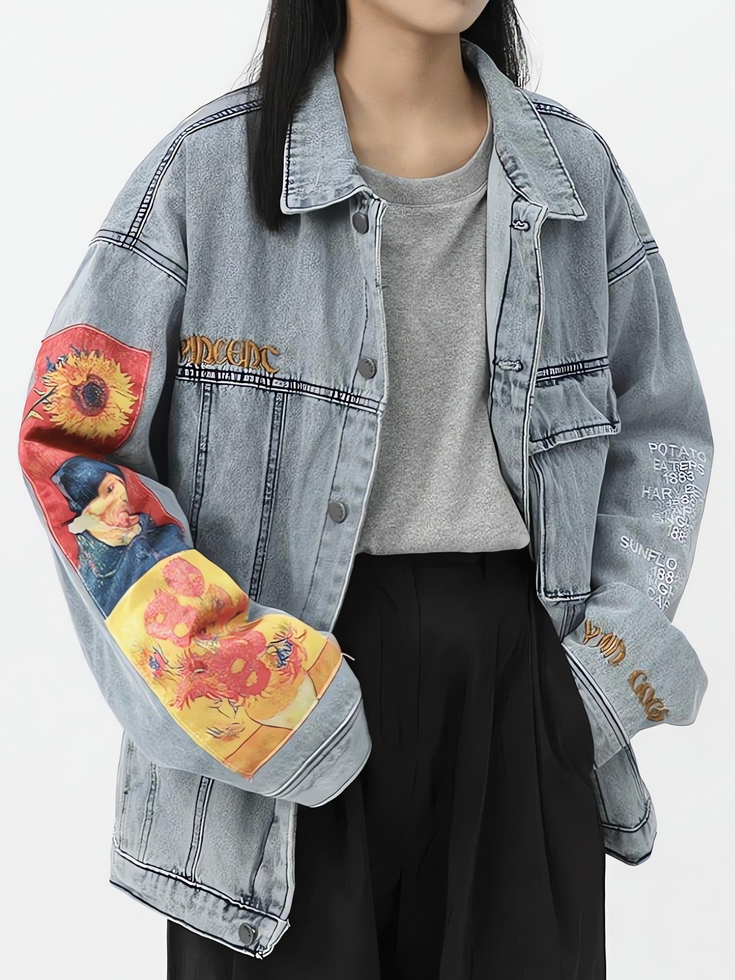 Vincent Van Gogh Denim Jacket - KAYSMAR