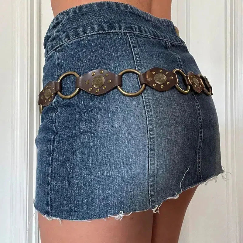 Vintage Ethnic Designed Buckle Belt - KAYSMAR