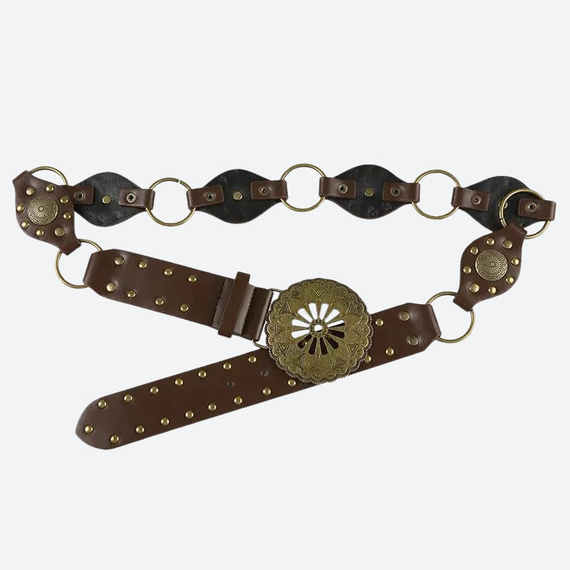 Vintage Ethnic Designed Buckle Belt - KAYSMAR