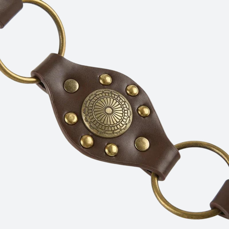 Vintage Ethnic Designed Buckle Belt - KAYSMAR