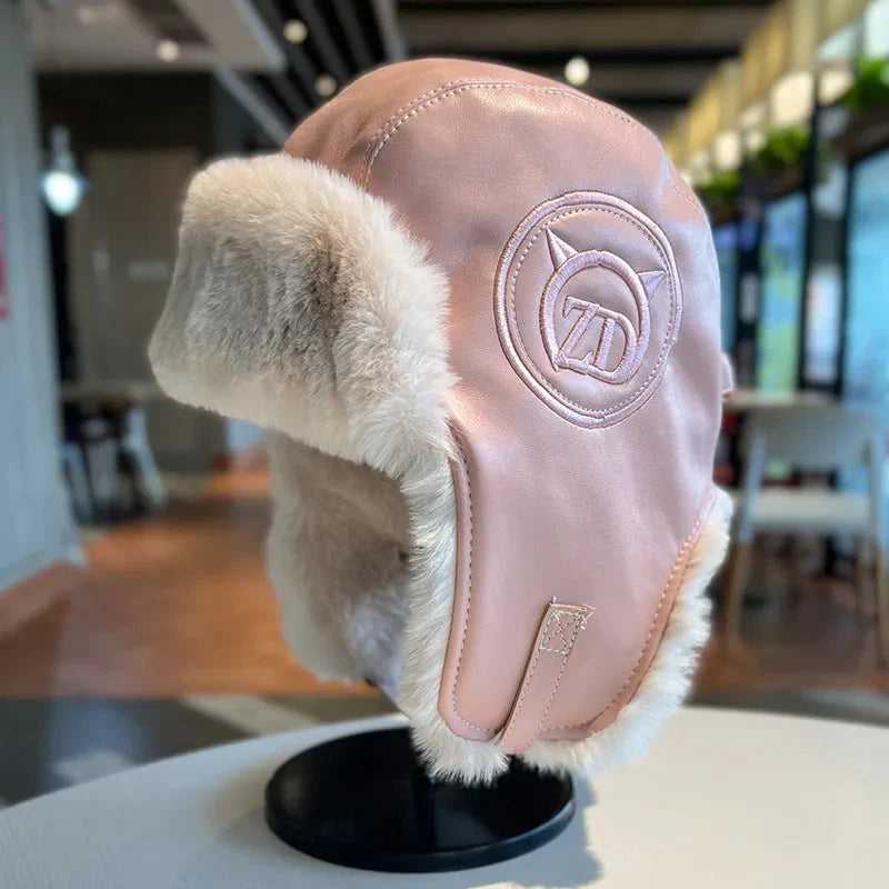 Vintage Faux Fur Aviator Hat - KAYSMAR