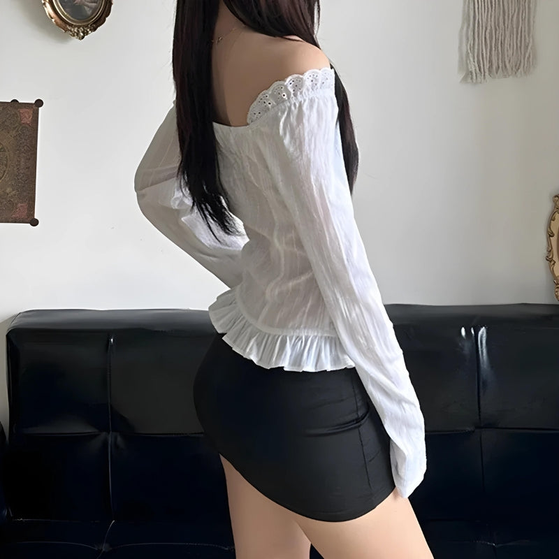 Vintage Ruffled Blouse - KAYSMAR
