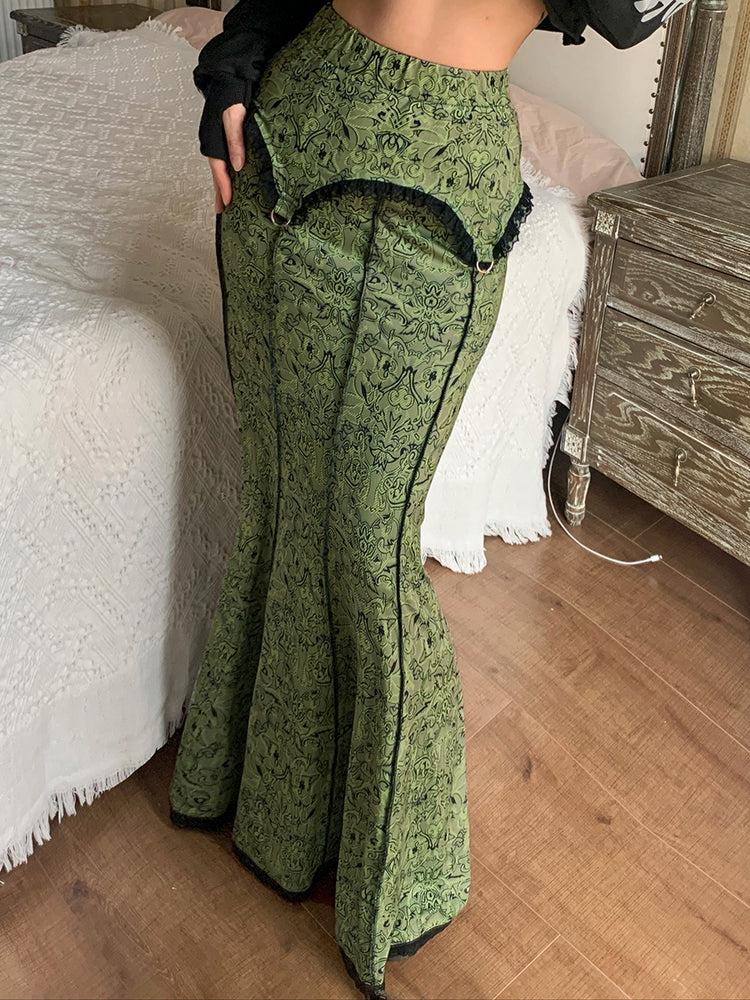 Vintage Slim Fit Maxi Skirt - KAYSMAR