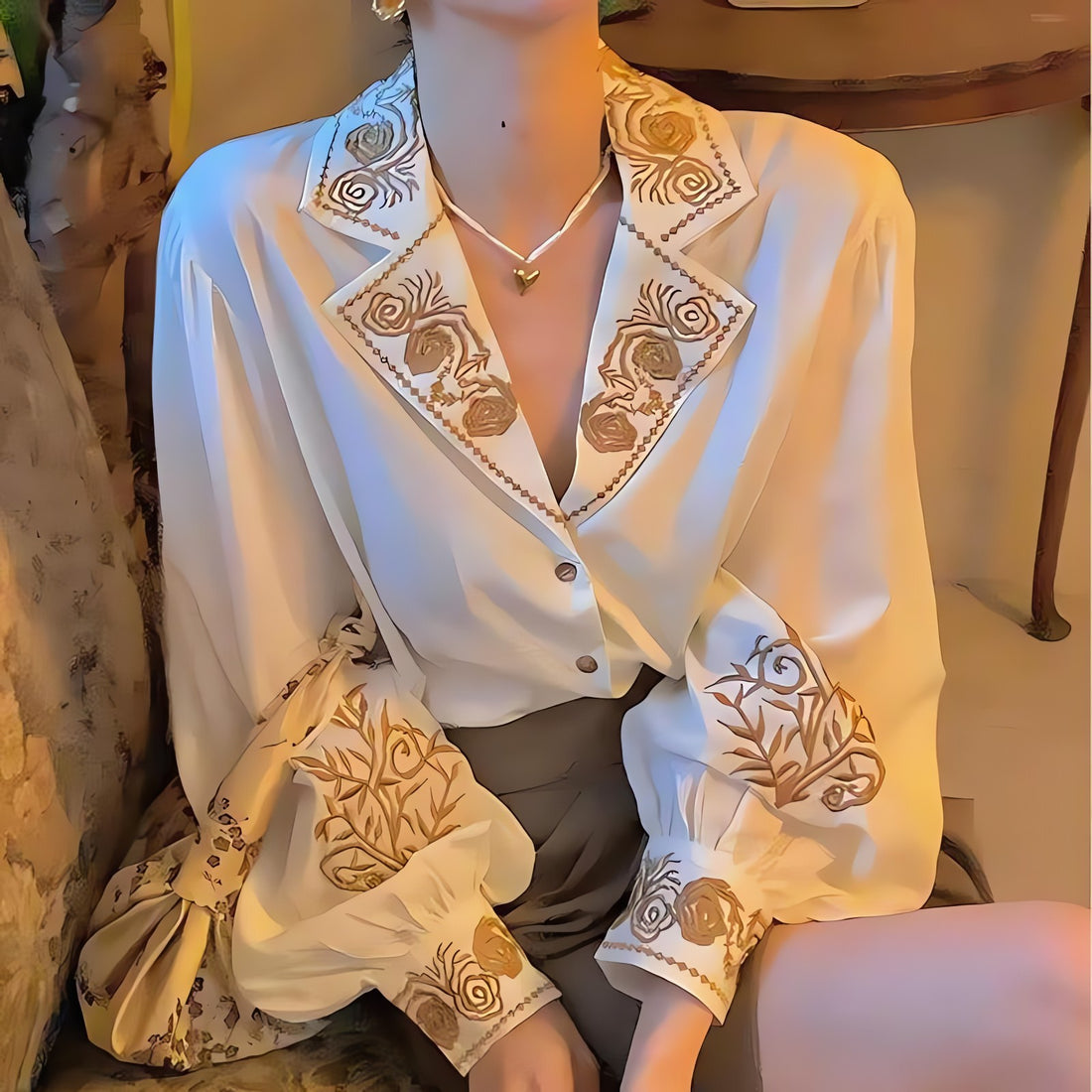 Vintage Collar Shirt - KAYSMAR