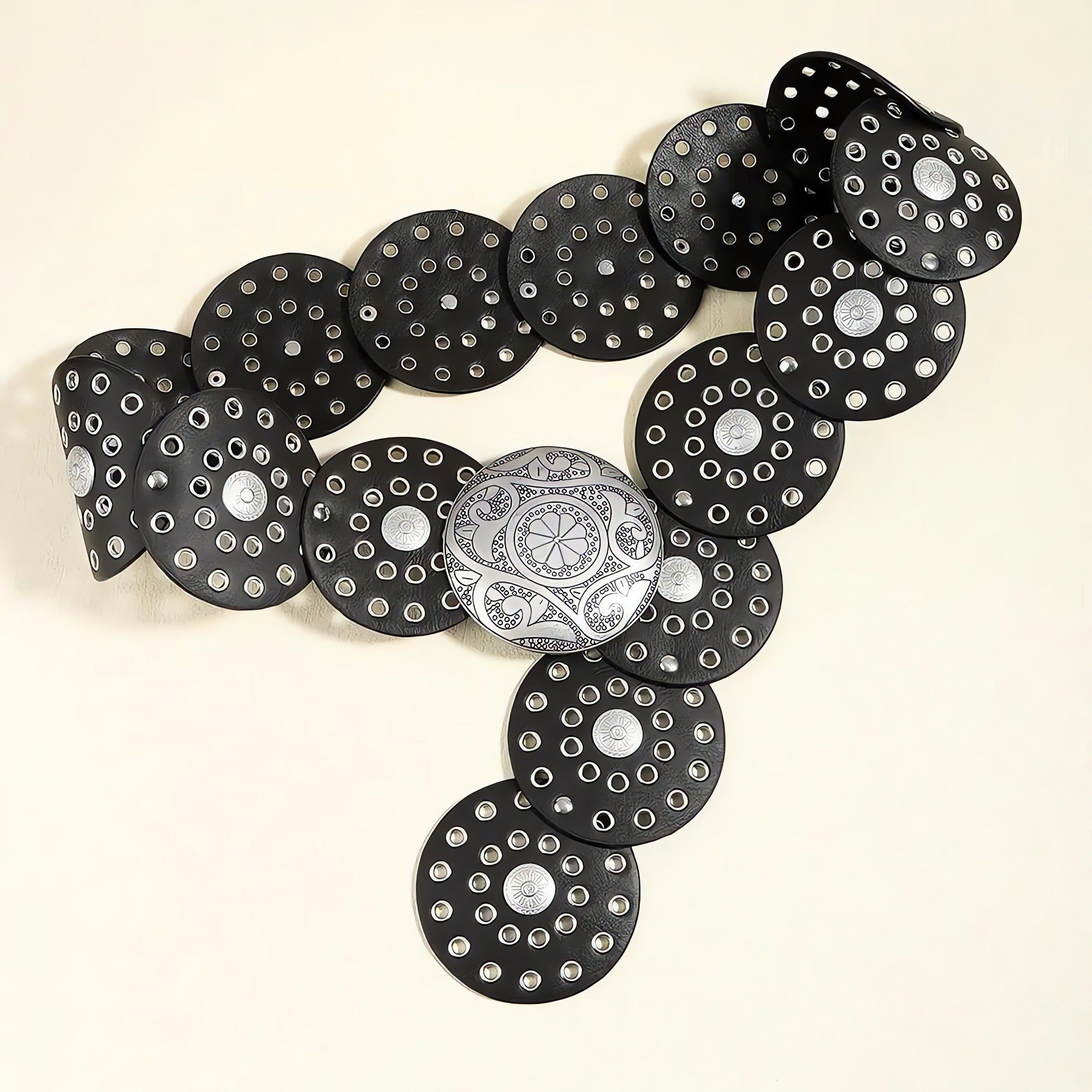 Vintage Ethnic Floral Buckle Belt - KAYSMAR