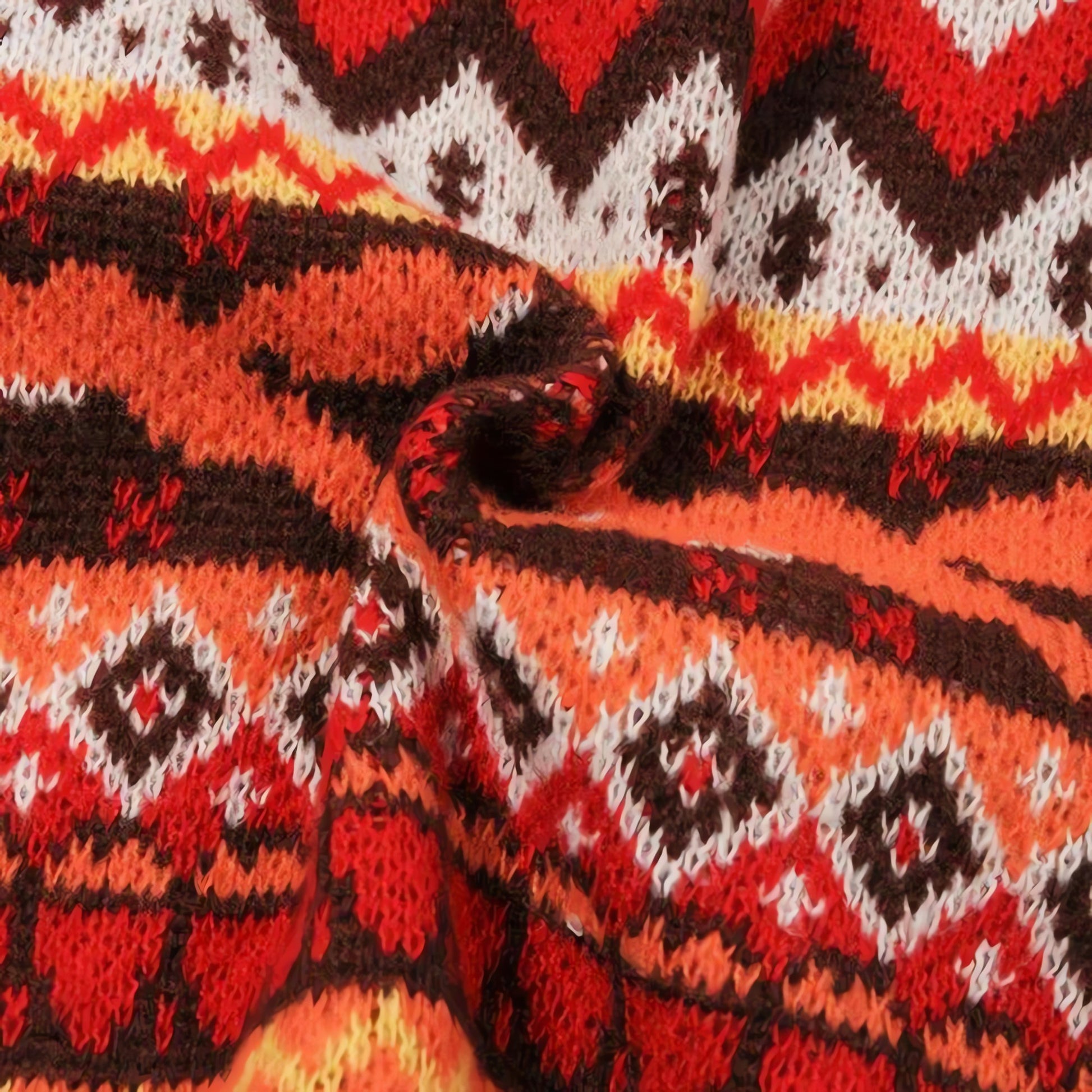 Vintage Fox Embroidered Christmas Sweater - KAYSMAR