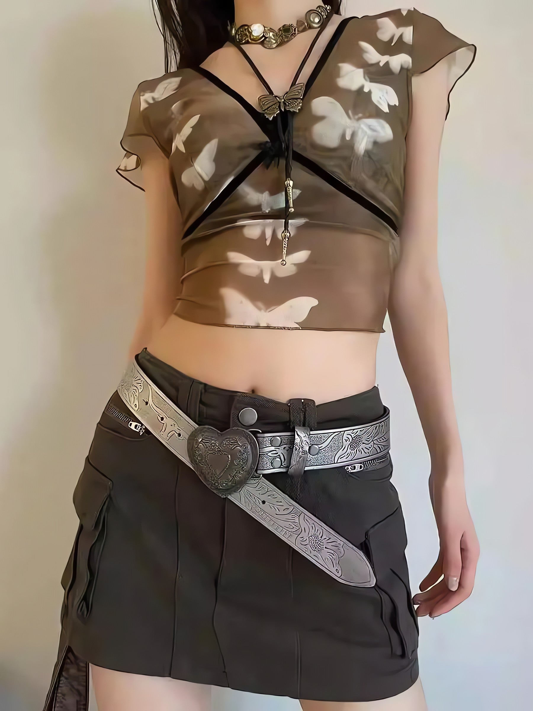 Vintage Heart Belt