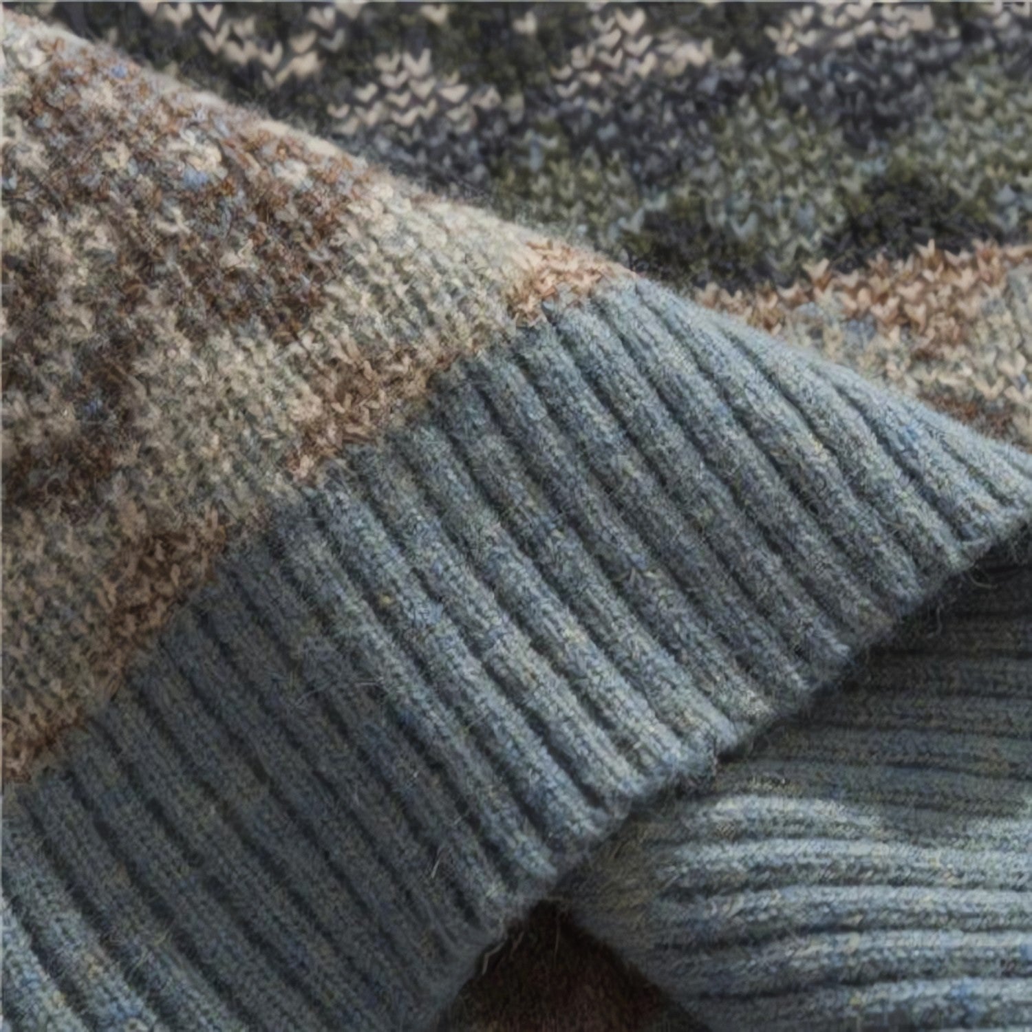 Vintage Jacquard Knitted Sweater - KAYSMAR